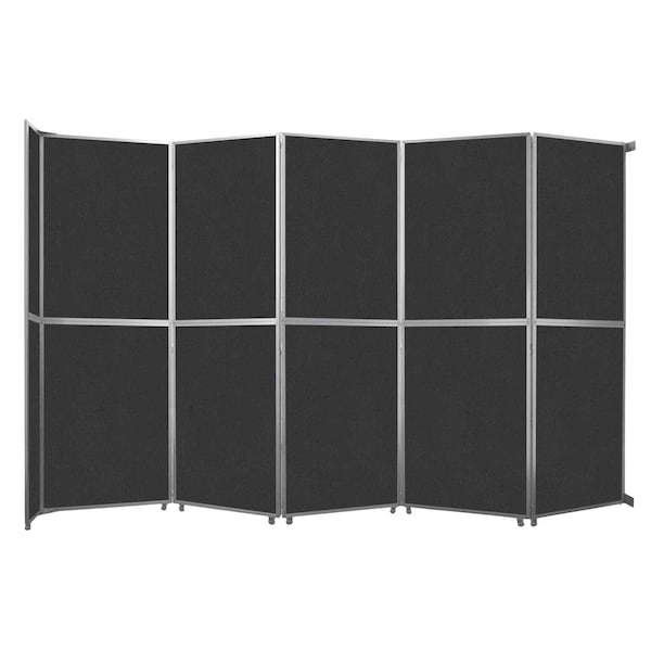 Operable Wall Folding Room Divider 19'6" x 12'3" Black Fabric